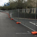 Easy Handle Removable Chain Link Mesh Fence Valla temporal